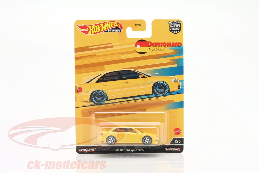 hotwheels-1-64-audi-s4-b5-limousine-yellow-hcj95/