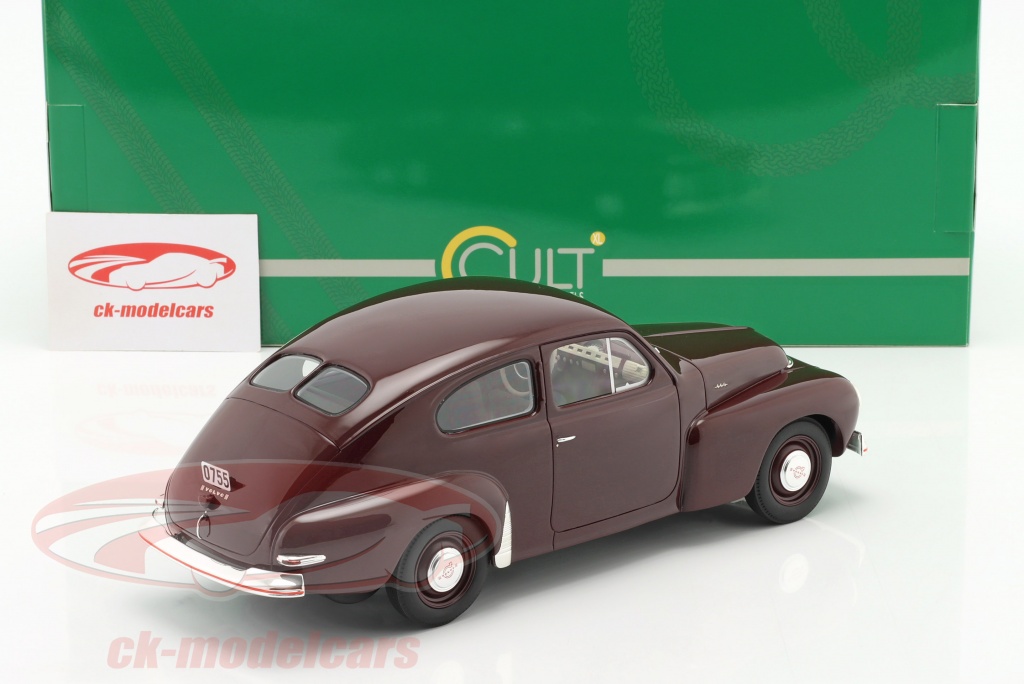Volvo PV444 1952 1/18 Cult Models – Rouge Bordeaux – Modèle Résine CML118-2 (prévente)