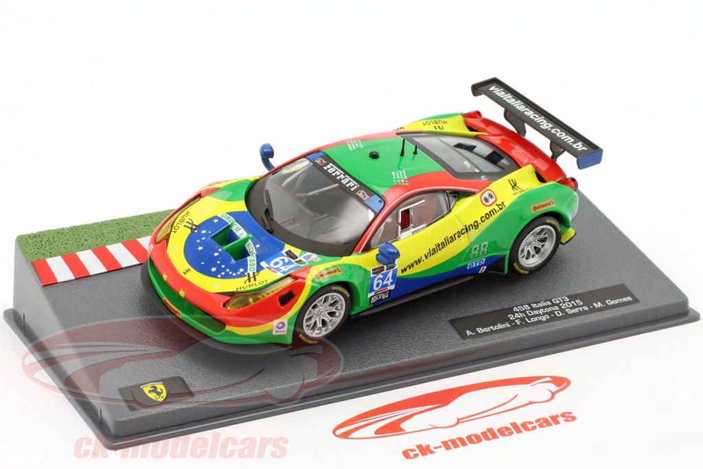 Bburago Ferrari 458 Italia GT3 No.64 A. Bertolini