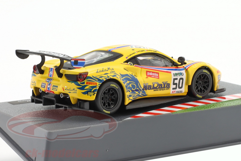 Tarmac Works 1/64 Ferrari 488 GT3 Gulf 12 Ore 2019 &ndash; Modellino Pressofuso Da Collezione, Nuovo