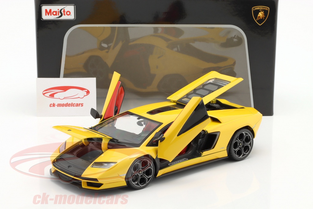 Maisto 1:18 Lamborghini Countach LPI 800-4 Año de construcción 2022  amarillo 31459Y modelo coche 31459Y 090159069348