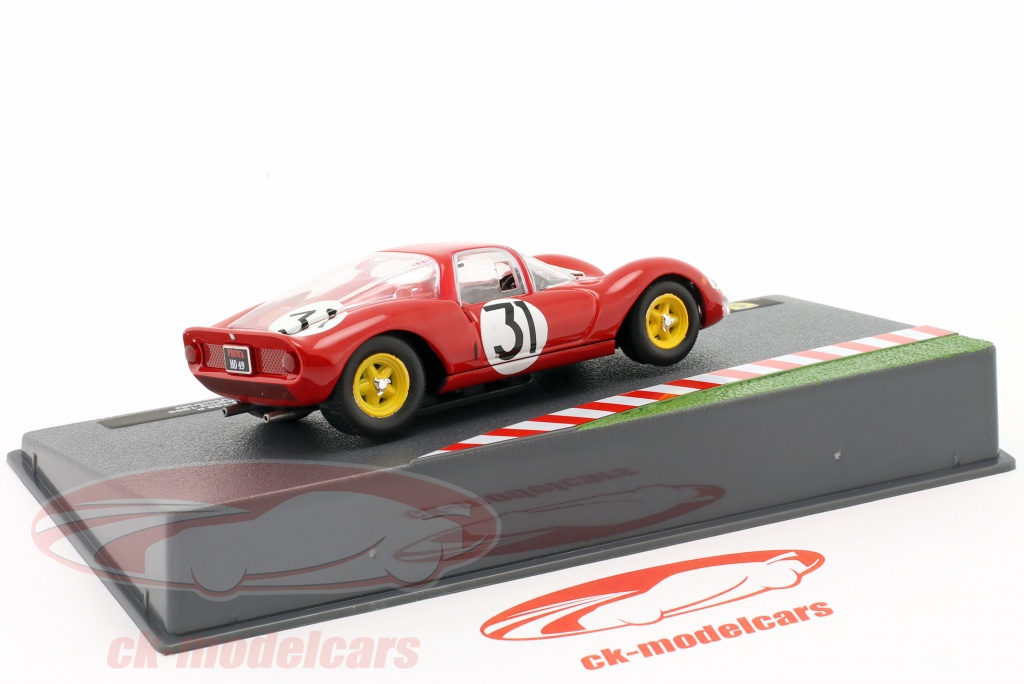 1/43 Altaya 1965 Ferrari Dino 166 P #31 1000km Nürburgring SpA Ferrari Sefac Lorenzo Bandini Nino Vaccarella Car Model