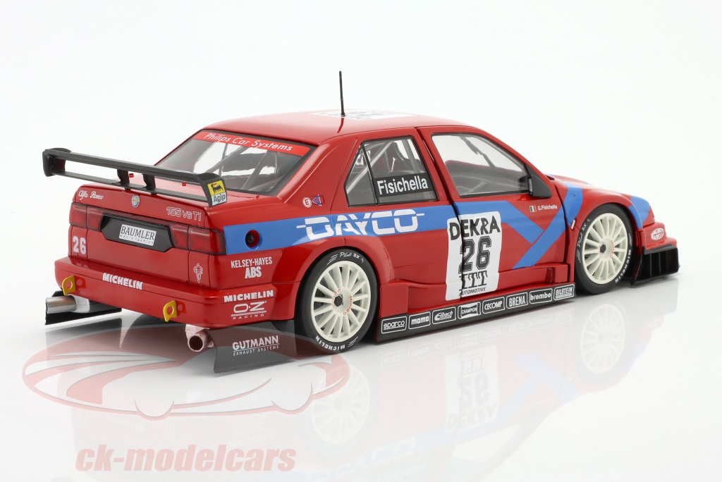 WERK83 1:18 G. Fisichella Alfa Romeo 155 V6 TI #26 DTM / ITC 1995 Alfa ...