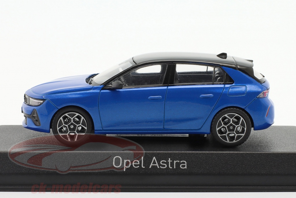 360060 Norev 1:43 Opel Astra Année de construction 2022 bleu métallique / le ...