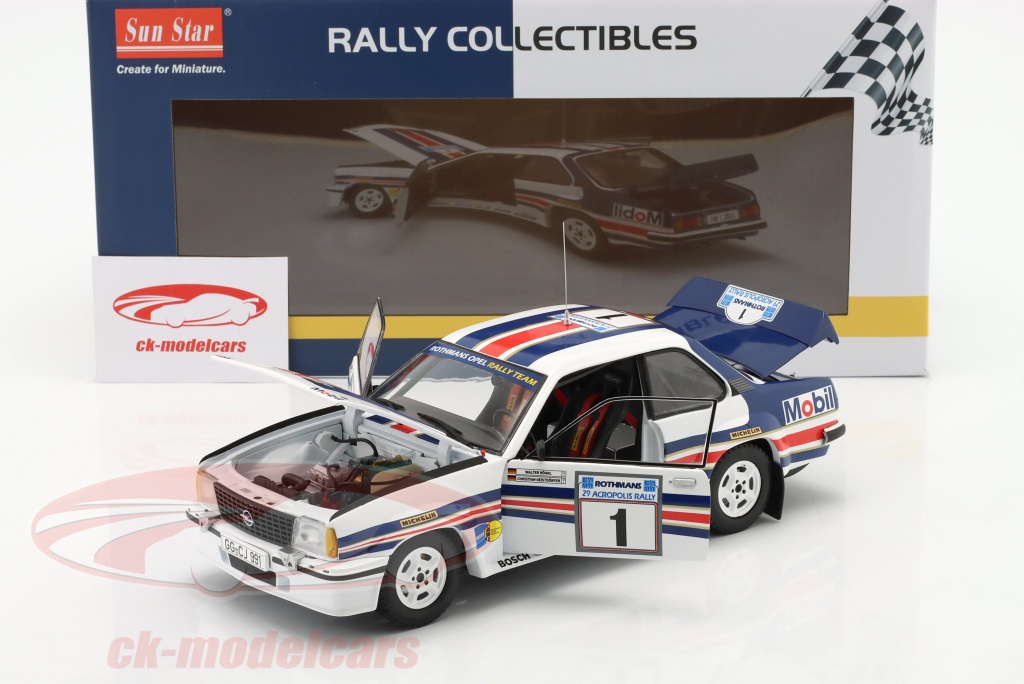 Modellino Opel Ascona 400 Texaco 17 In Scala 1:87 - Euromodell Con Imballo Originale