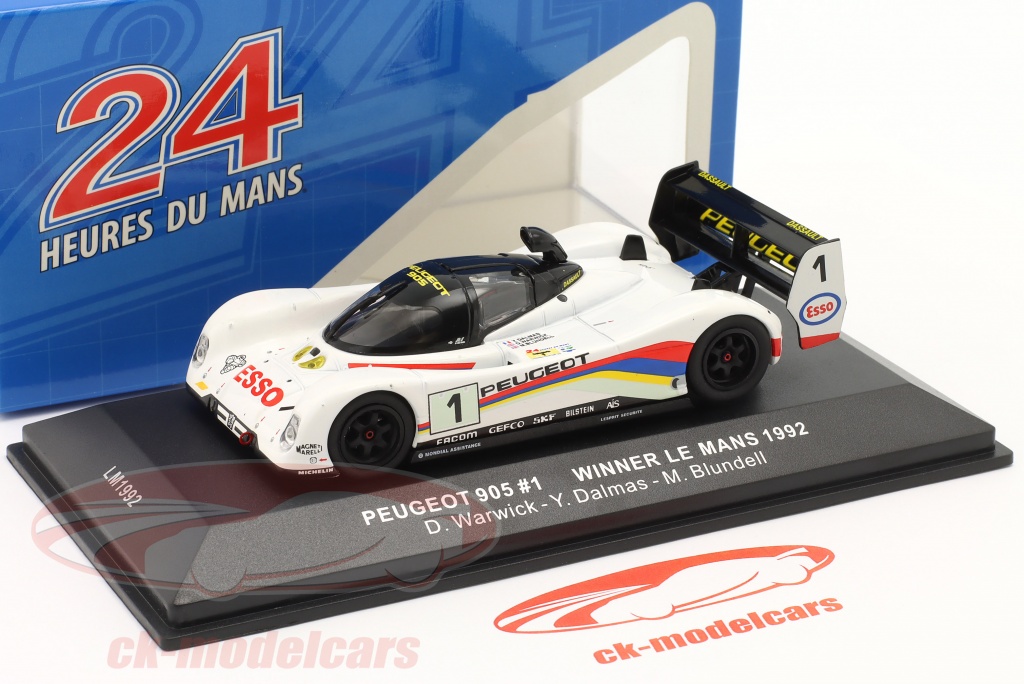 Vitesse Peugeot 905 Le Mans 1992 N°6 Dalmas - Miniature 1/43 - Occasion