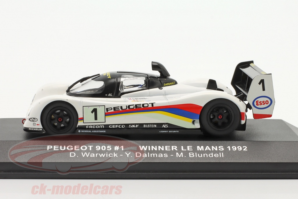 Starter Set Aufgebaut 1/43 - Peugeot 905 Winner Le Mans