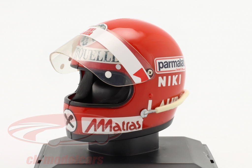 3 Casques Miniatures Formule 1 Métal - Ligier Gitanes & Niki Lauda Ferrari - Hauteur 2 Cm, Occasion Bon état