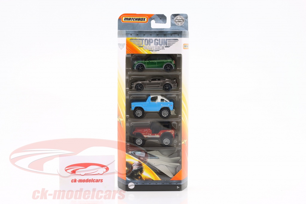 Matchbox 164 5Car Set Movie Top Gun Maverick (2022) GPF95 / GRF43