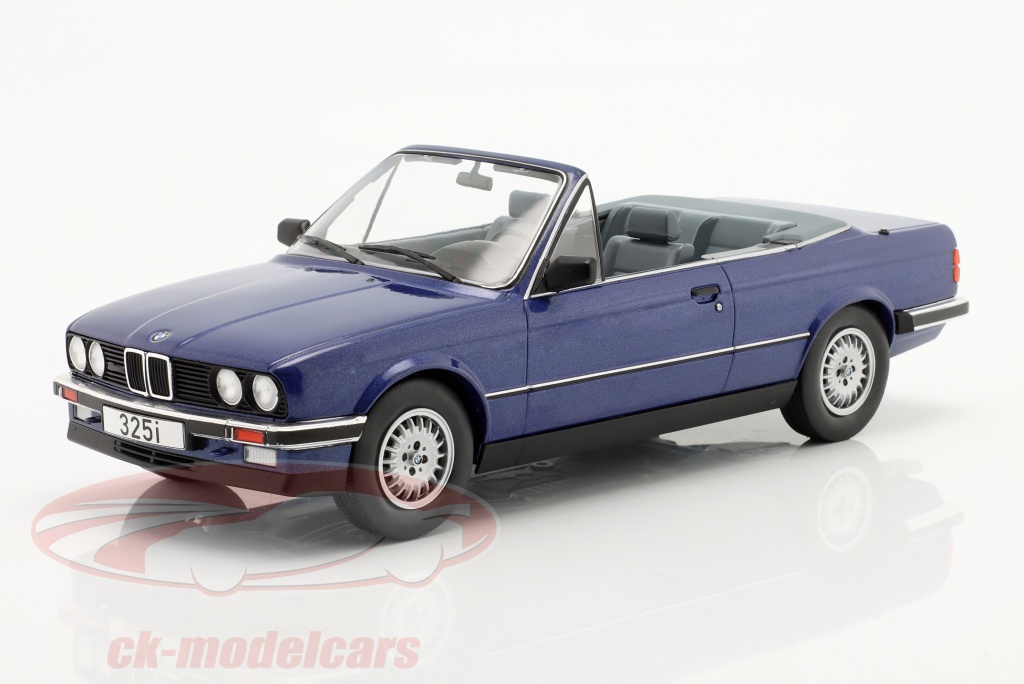 modelcar-group-1-18-bmw-325i-e30-convertible-year-1985-blue-metallic-mcg18381/