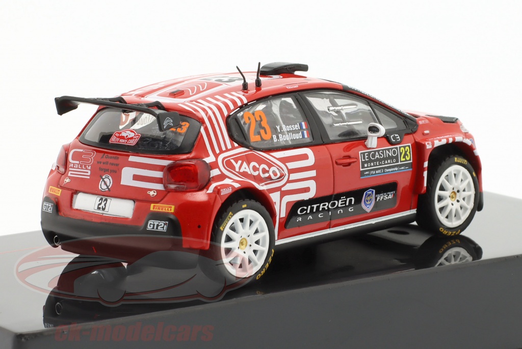Citroën C3 Rally2 Monte-Carlo 2022 - IXO 1/43