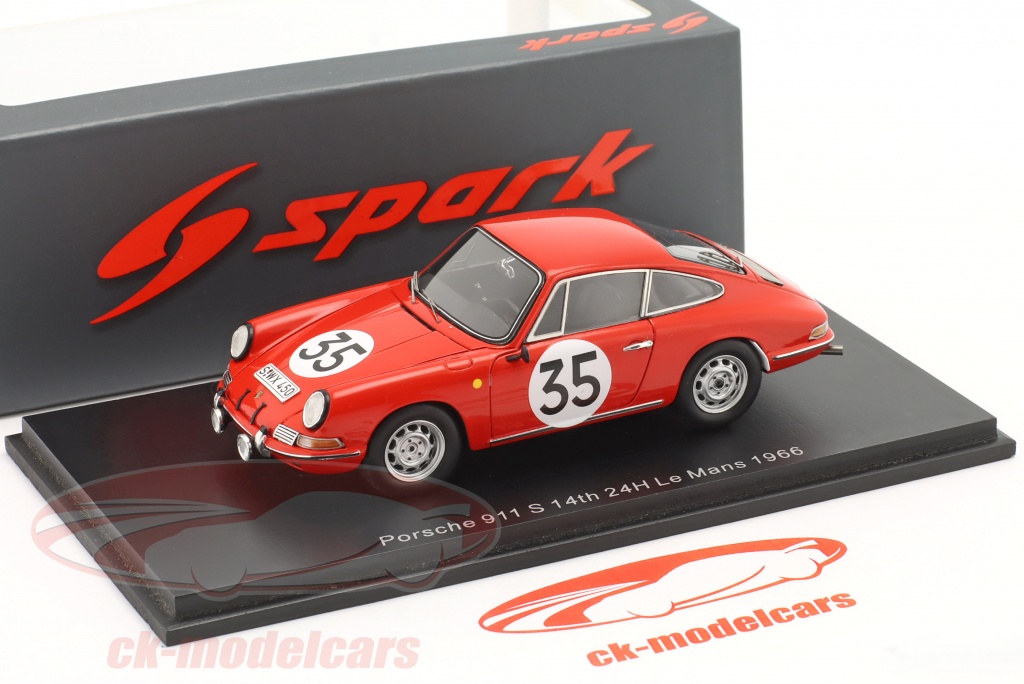 1966 Le Mans 24 Hours – no.35 Franc – Jean Kerguen, Porsche 911 / 1