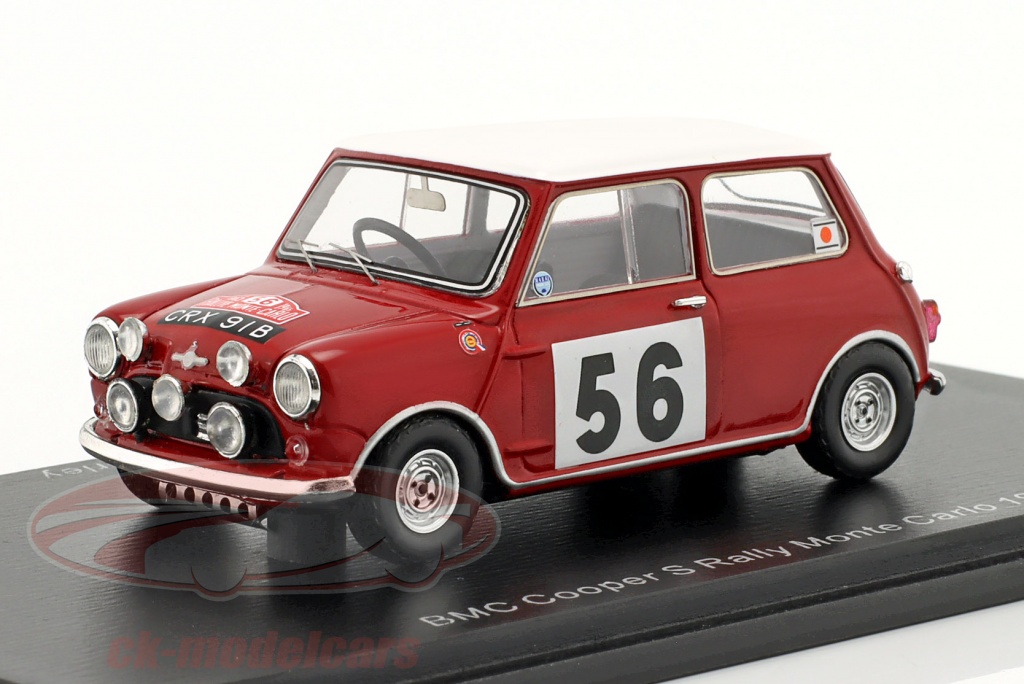 spark-1-43-bmc-mini-cooper-s-no56-rally-monte-carol-1965-d-morley-g-morley-s1194/