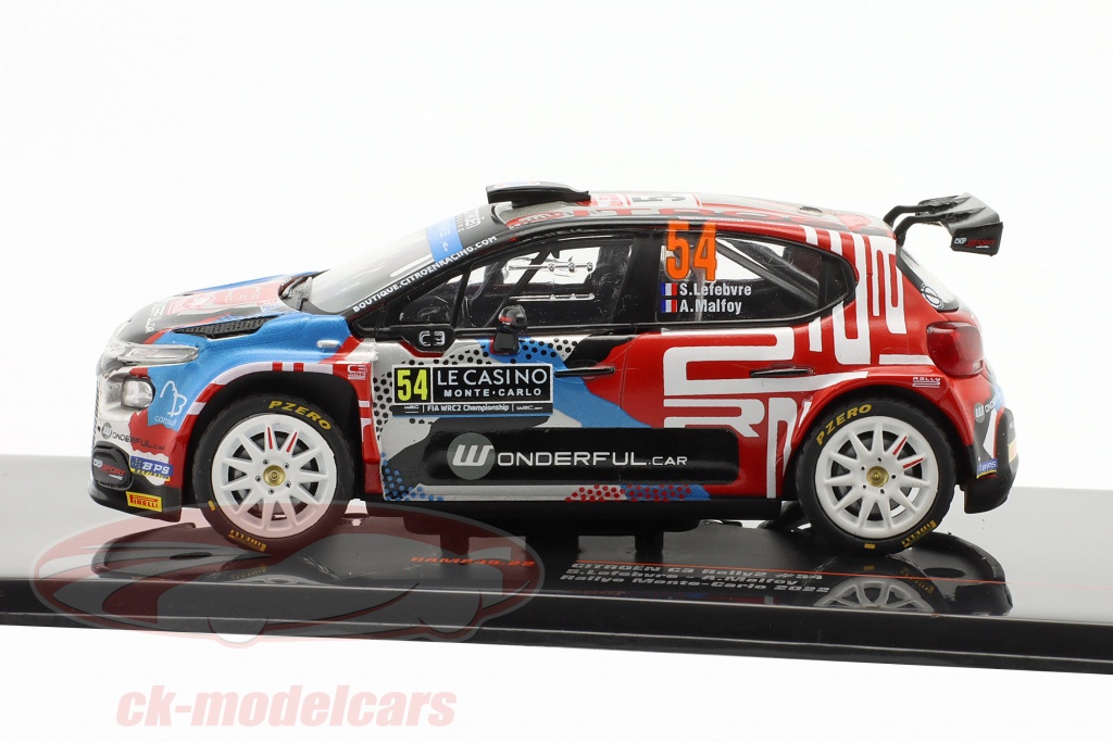 IXO MODEL RAM845 CITROEN C3 RALLY2 N.54 RALLY MONTE CARLO 2022 LEFEBVRE Malfoy 1 43 Model