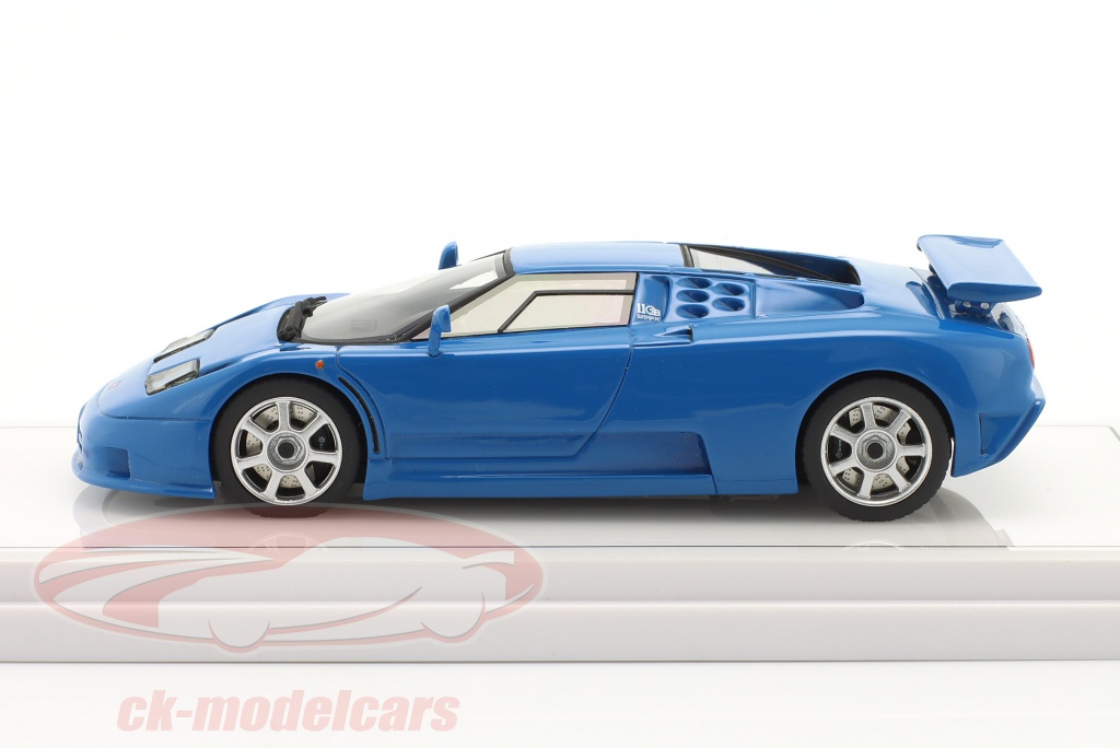 AL966 NOREV 1/43 BUGATTI EB110 MODELE DE DEVELOPPEMENT 1991 BLEU TRES BON ETAT