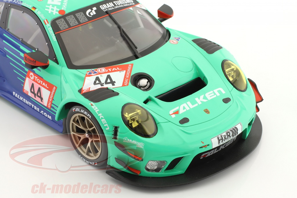 Modèle Réduit Porsche 911 GT3 R #98 - 24H De Spa 2020 - Échelle 1:18 IXOMODELS - Neuf