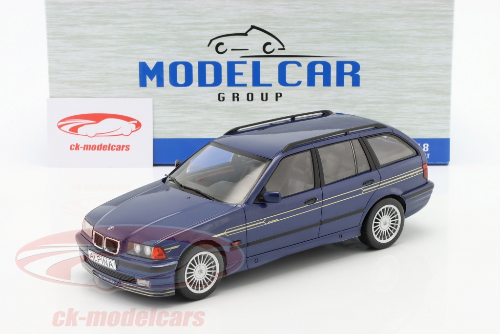 Modelcar Group 118 BMW Alpina B3 (E36) 3.2 Touring 1995 blue metallic