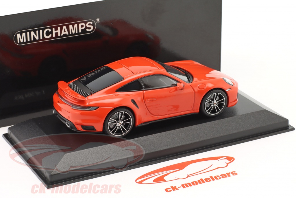 Minichamps 1:43 Porsche 911 Turbo S Baujahr 2020 lava orange 