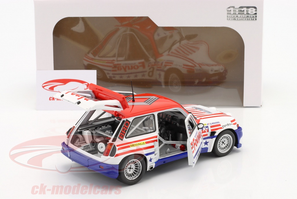 Miniature Solido 1/18 : Renault 5 Maxi Rallycross 1987 - Neuve Et Officielle, édition Collection