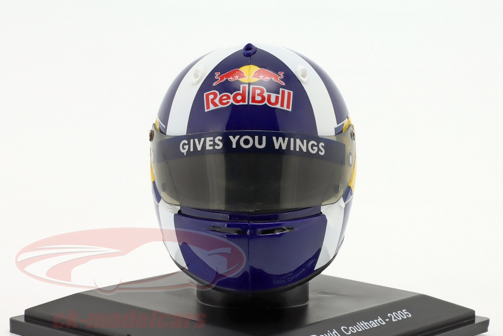 Spark 1:5 David Coulthard #14 Red Bull formula 1 2005 helmet 