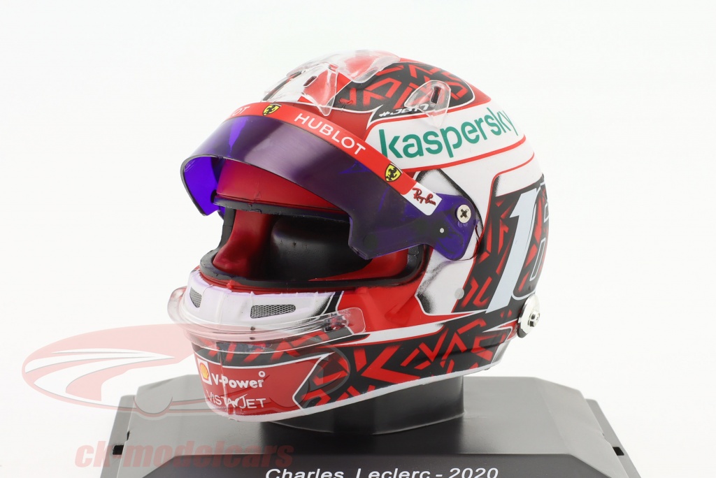 Looksmart 1:5 Réplique Du Casque De Charles Leclerc Pour Le Grand - Foto 7