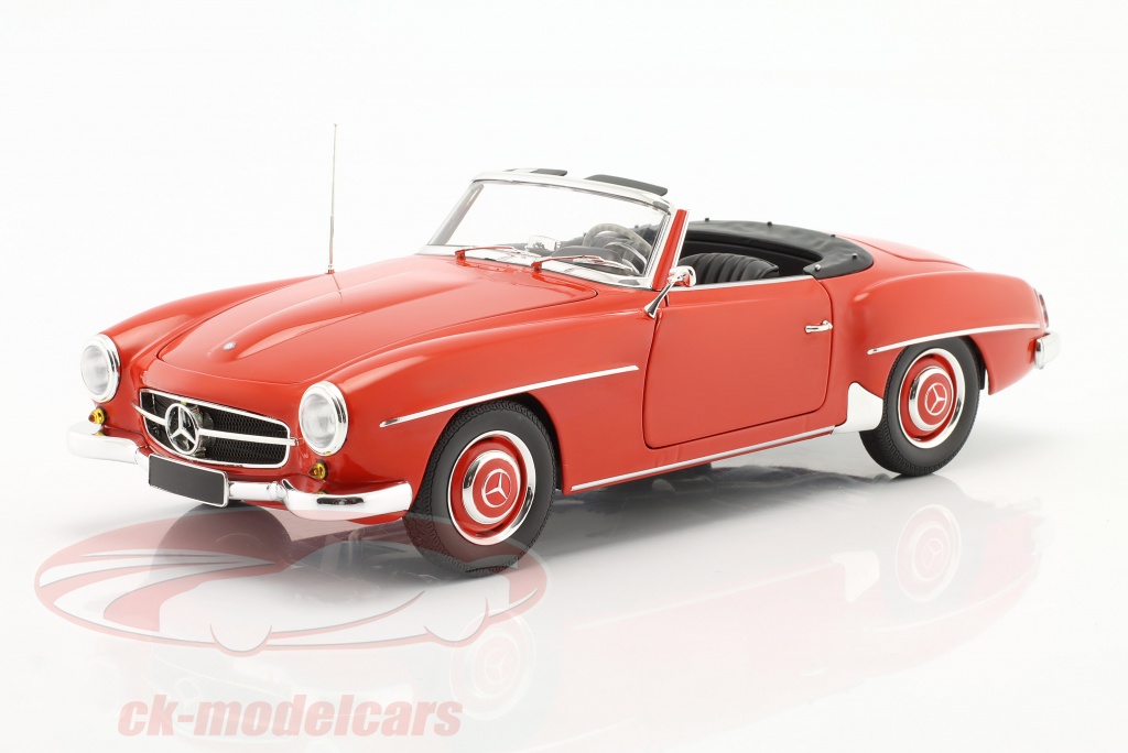 minichamps-1-18-mercedes-benz-190-sl-roadster-w121-year-1955-red-100037032/