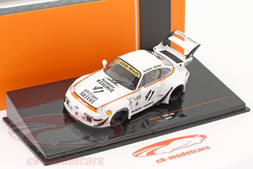 Ixo 1:43 Porsche 911 (993) RWB LBWK #41 Wit MOC322 model auto MOC322 ...