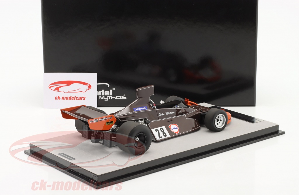 TECNOMODEL MYTHOS 1/18 - BRABHAM BT44 - GP BELGIQUE 1974 (C. REUTEMANN) TM18274C