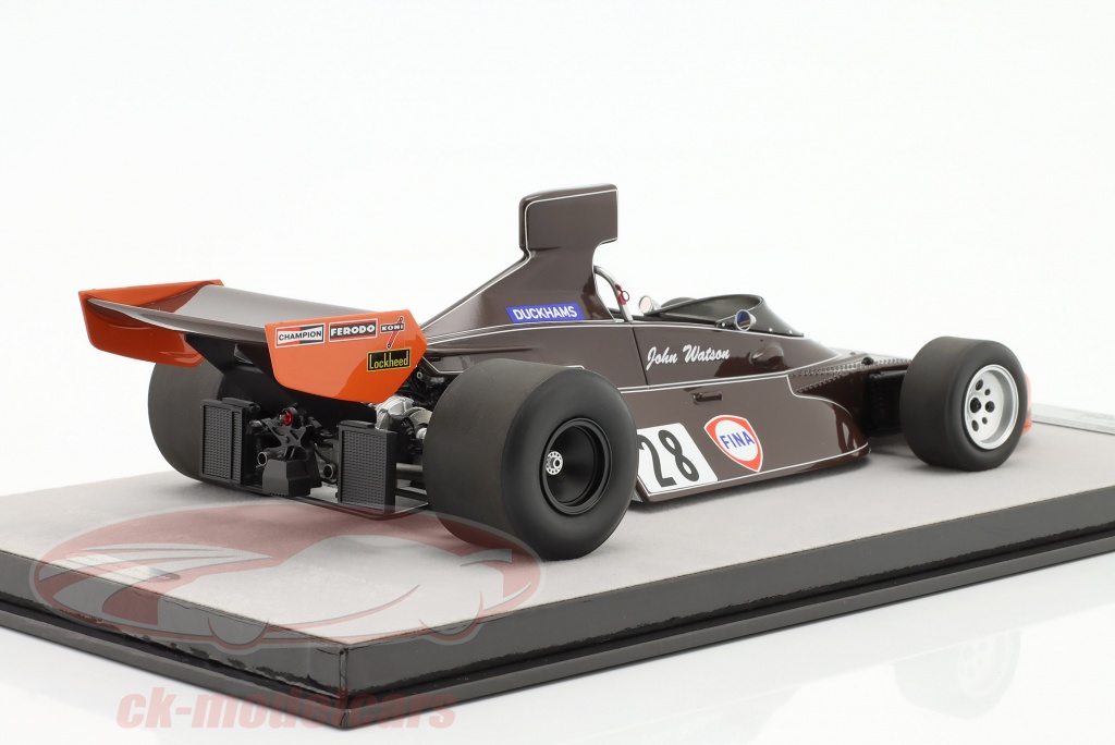 Tecnomodel Brabham BT44 #7 USA GP 1974 - Maquette Voiture F1 1/18 - Blanche TM18-274A