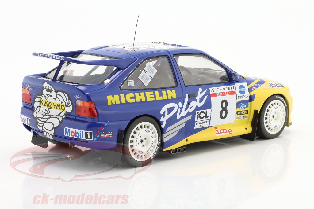 Ford Escort Cosworth Gruppe A n° 8 3. RAC Rallye 1993 1/18 Ottomobile OT994