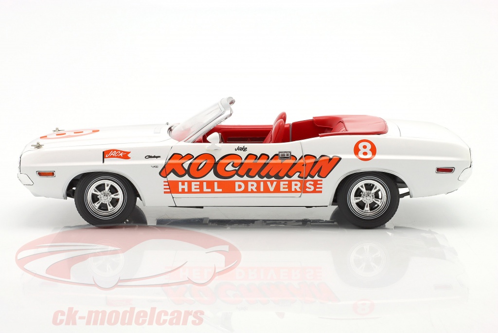 Voiture Miniature Greenlight 1:18 - Dodge Challenger 1970 Hell Drivers, édition Kochman