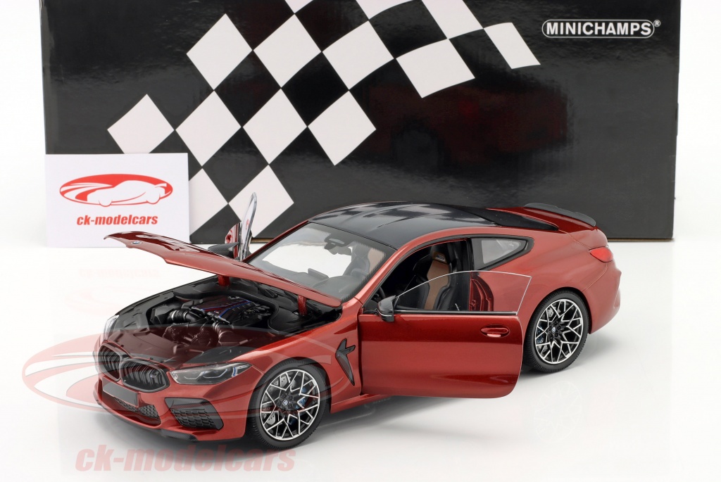 Minichamps 1:18 BMW 8 series M8 Coupe (F92) bouwjaar 2020 rood 