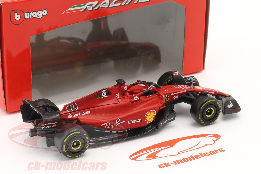 Bburago 1:43 Charles Leclerc Ferrari F1-F75 #16 formule 1 2022 18-36832 #16  modèle voiture 18-36832 #16 4893993368327 8719247769008