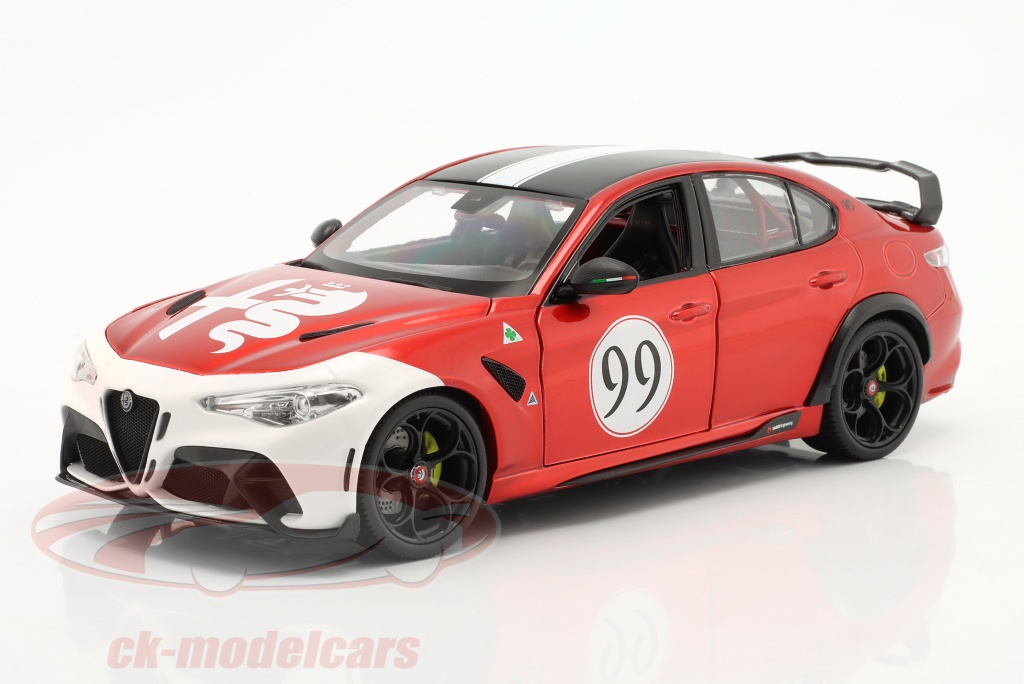 Bburago 1:43 Alfa Romeo Giulia GTAm Anno di costruzione 2020 gta rosso
