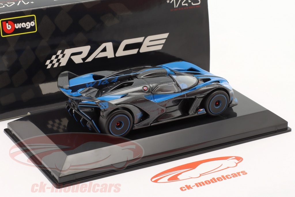 Bburago Bugatti Bolide 1:43 - Modèle Diecast, Peinture Électrostatique, Détail Élevé, Collection Auto