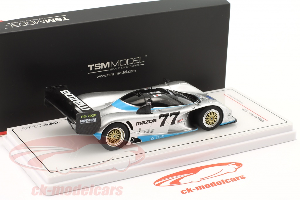 TSM MODEL TSM430651 1/43 Mazda RX-792P IMSA Watkins Glen 1992 2nd #77 Model Car