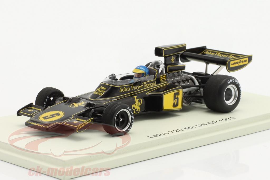 Ronnie Peterson Lotus 72E #5 5th United States GP formula 1 1973 1:43 Spark