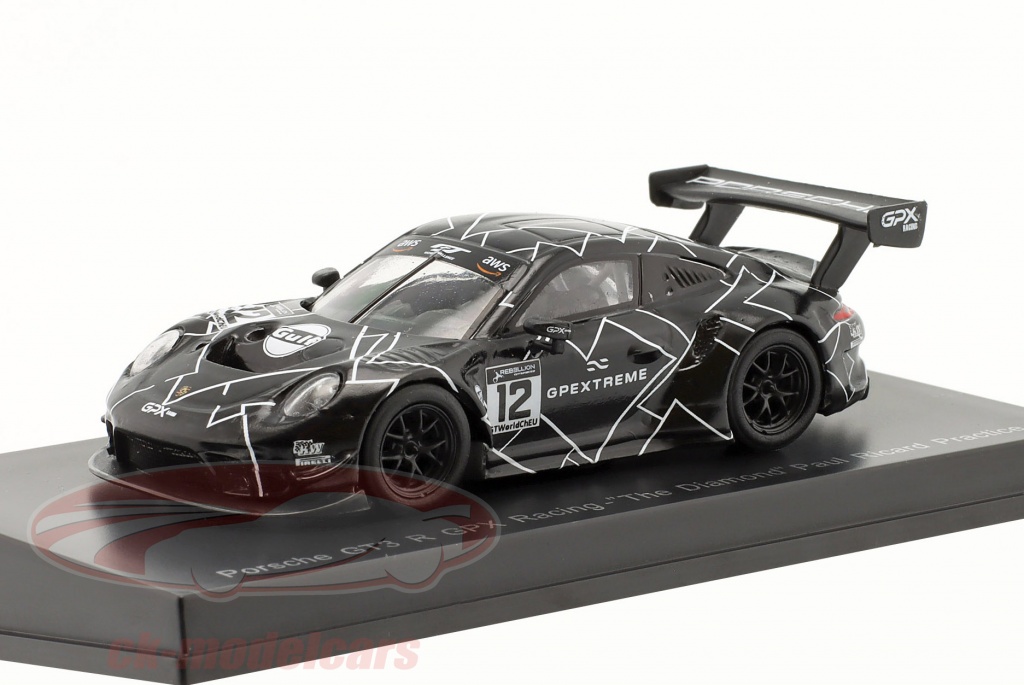 Spark 1:64 Porsche 911 GT3 #12 Test GT World Challenge Paul Ricard 2020 ...