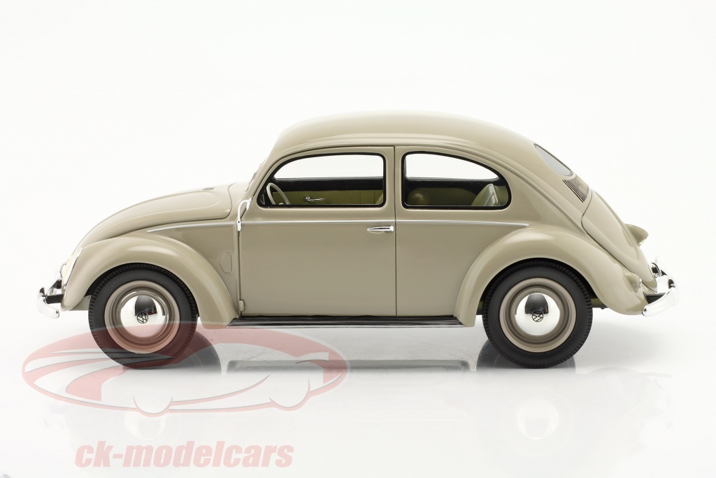 Volkswagen Coccinelle Bretzel 1950 - Réplique 1/18 Welly - Vert Amande - État Neuf