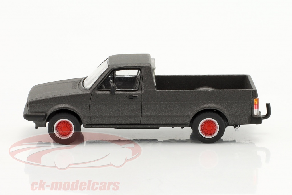 Schuco 1 64 Volkswagen VW Caddy Pick Up Mat Grey Metallic 452033600 schuco-1-64-volkswagen-vw-caddy-pick-up-mat-grey-metallic-452033600