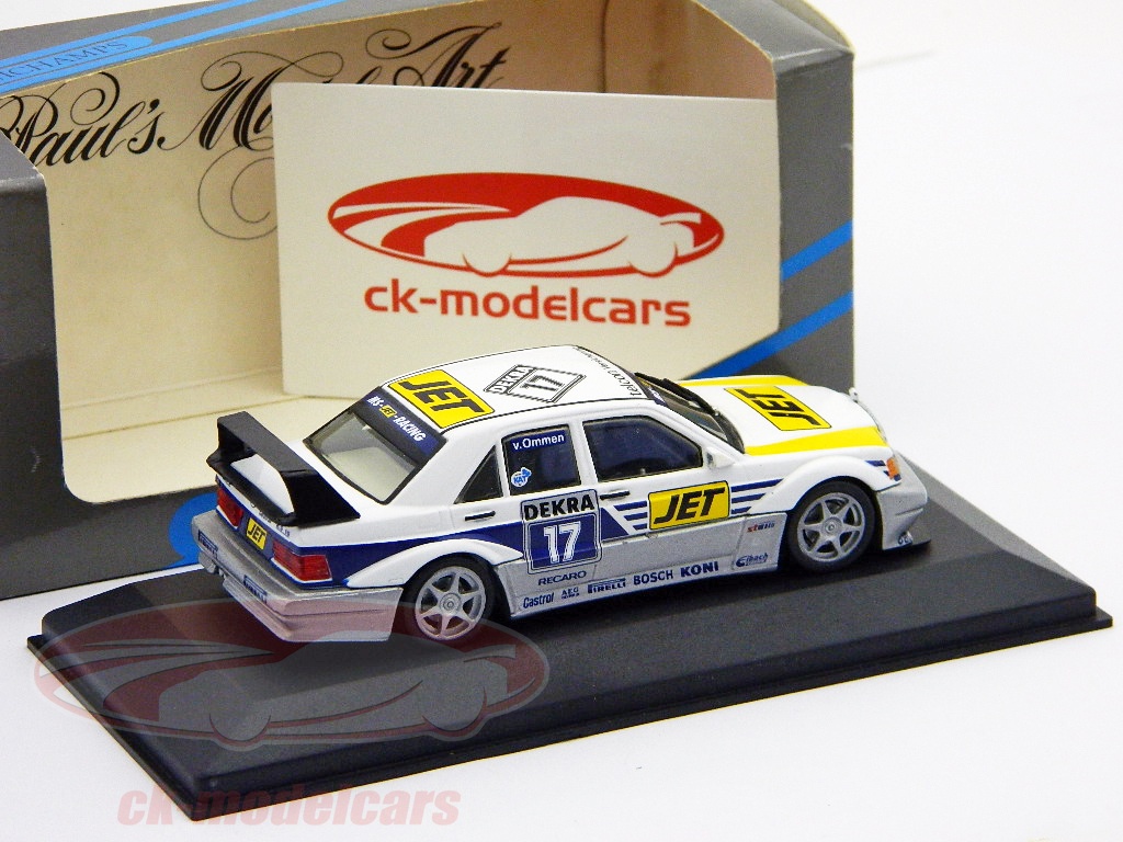 Diecast model cars Mercedes 190 1/18 Solido E 2.5-16 Evo 2 No.65 Kärcher DTM 1990 M.Schumacher