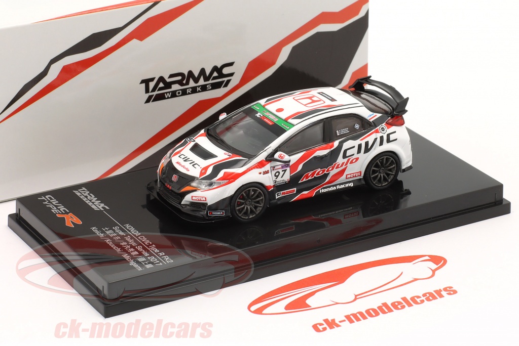Miniature 1:43 Honda Civic Type R TCR #97 - Série Super Taikyu Suzuka - Résine - Neuf