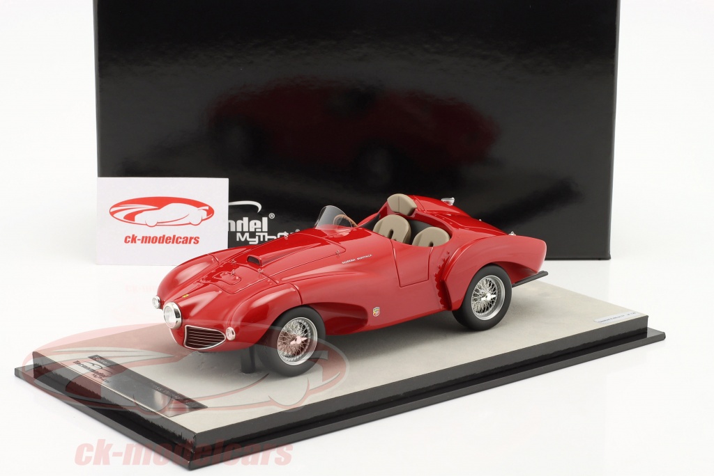 Tecnomodel 1:18 Ferrari 166MM Abarth Presse version 1953 rouge TM18-209A modèle voiture TM18-209A