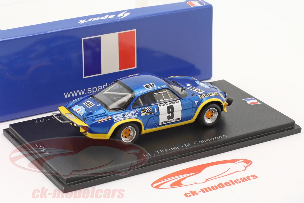 Décalcomanies Alpine A110 #92 1965 Rallye Des Cévennes Orsini/Canonici - Échelle 1:43