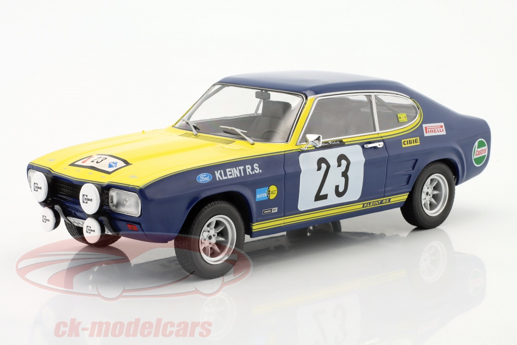 Modellino Trofeu DSN241 Ford Capri Mk1 Bavaria 1971 No.23 Röhrl/Marecek – Scala 1/43, Resina