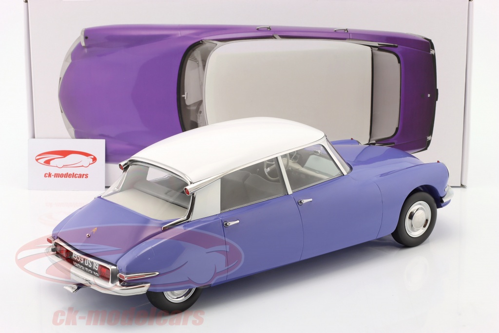Norev 1:12 Citroen DS 19 建設年 1959 紫の / 白 121569 モデル 車