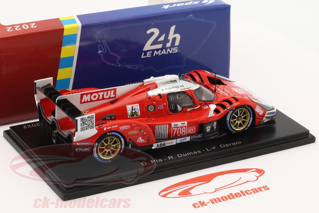 Spark S8613 GLICKENHAUS 007 LMH N°708 Racing 4ème 24H Le Mans 2022 Pla