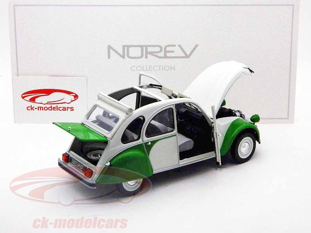 Norev Citroën 2 CV 2CV Dolly Blanc & Vert 1985 1/18 181512