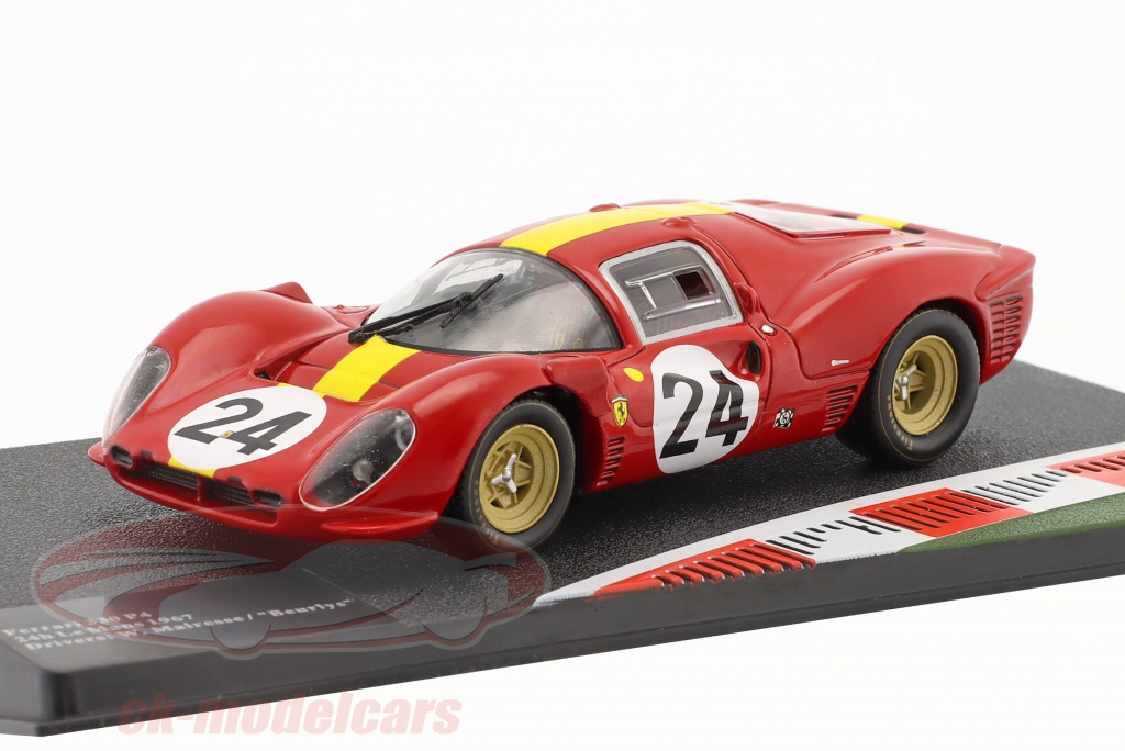 Miniature AMR 1/43 - Ferrari 330 P4S #6 Brands Hatch 1967 - White Metal