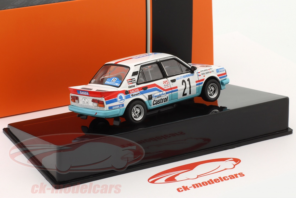 Škoda 130 LR, No.21, Rallye Bohemia, P.Sibera/P.Gross, 1988 IXO 1:43, (4895102337224) • Ár, Vélemények
